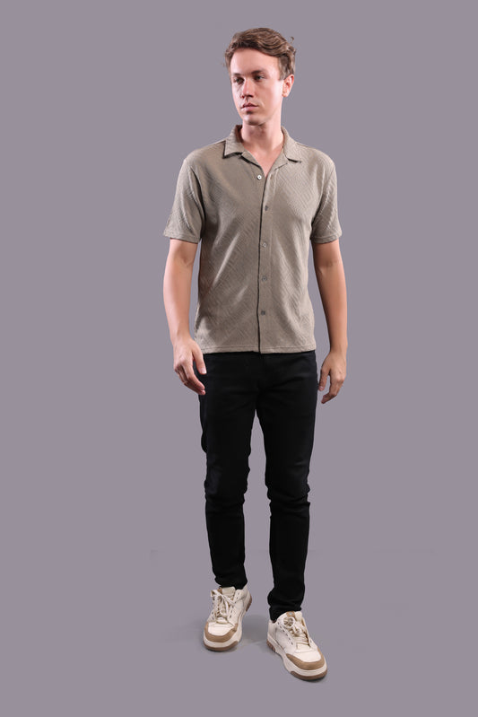 2001 CUBAN SHIRT LITE BROWN