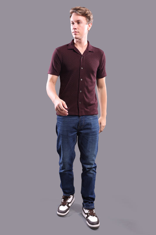2001 CUBAN SHIRT MAROON