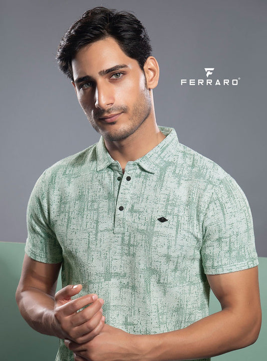 FR 632 CANARY JACQUARD TEEL GREEN