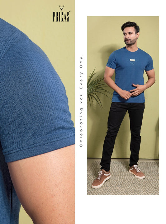 PS 312 INTERLOCK JACQUARD BLUE