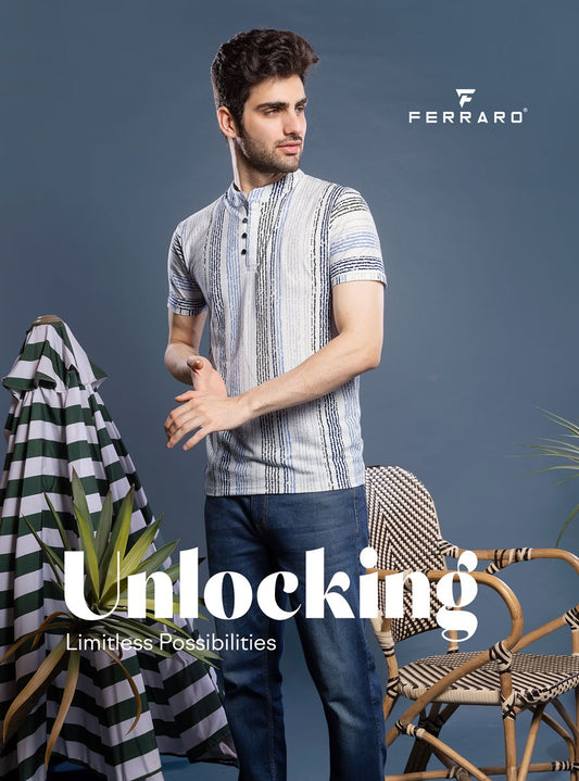 FR 635 GRID PRINTED WHITE BLUE